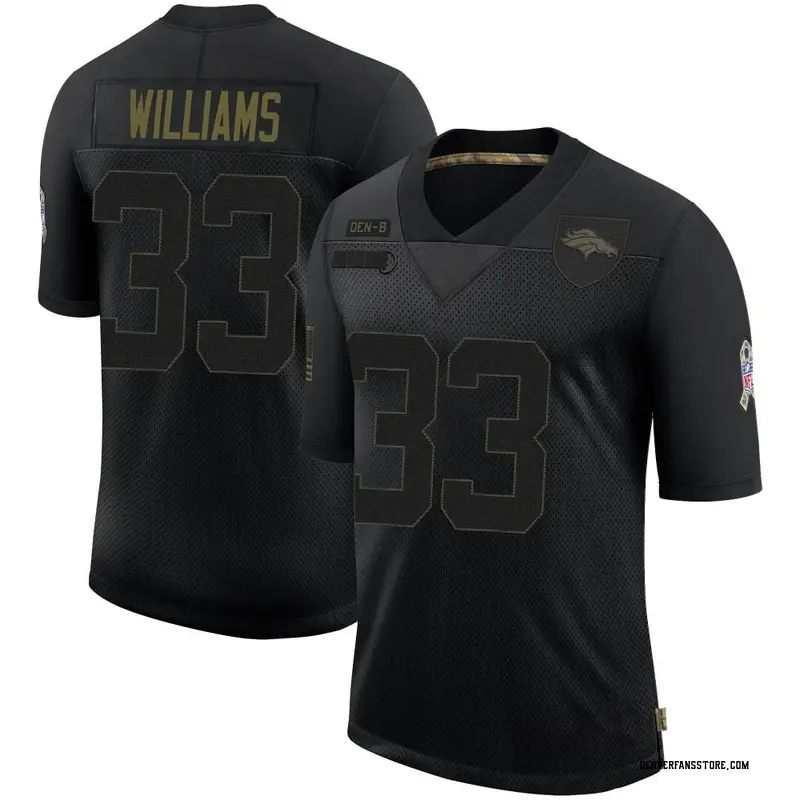 javonte williams color rush jersey